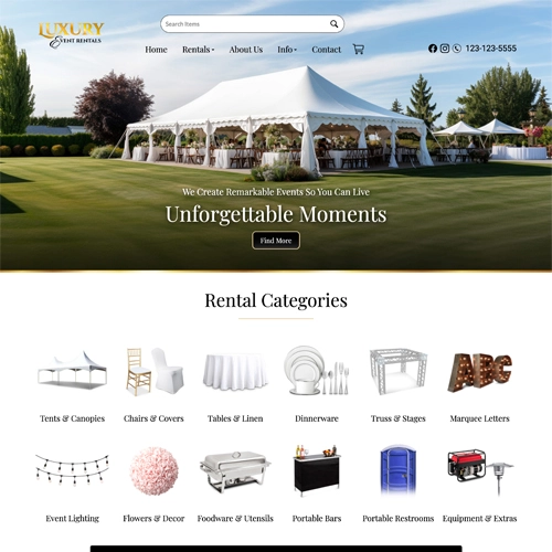 Tent Rental Systems Luxury Thumbnail